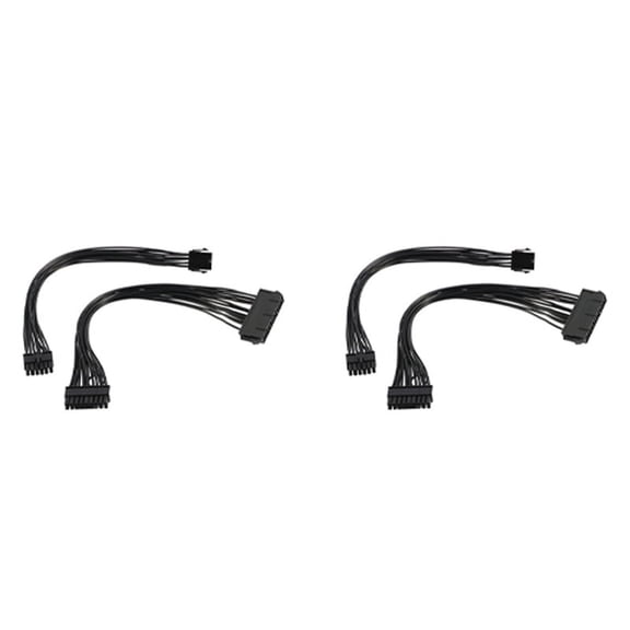 2X Motherboard Conversion Cable 24Pin to 18Pin, 8Pin to 12Pin, Support ATX Supply, Suitable for Z440 Z640