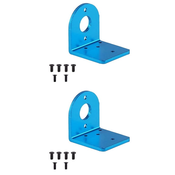 2X Motor Mount, Adjustable for Rc Cars Motor Mount with Screws for Rc Cars 1:12 12428 12423 Fy-03,2 x Motor mount (with screws),Blue