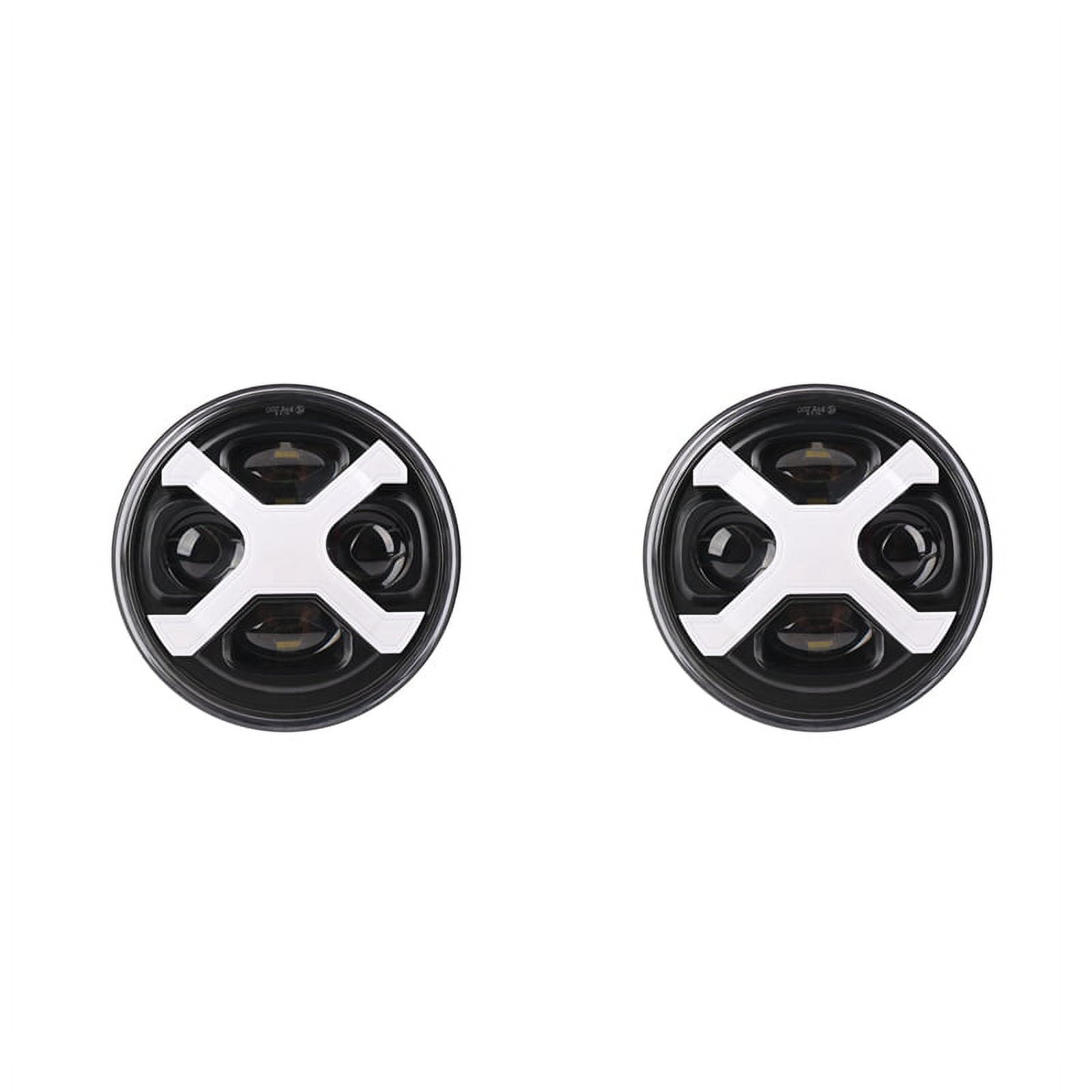 2X Motorcycle 5 75 Inch Round LED Headlight 40W 5 3 4Inch Headlight For 2x-motorcycle-5-75-inch-round-led-headlight-40w-5-3-4inch-headlight-for