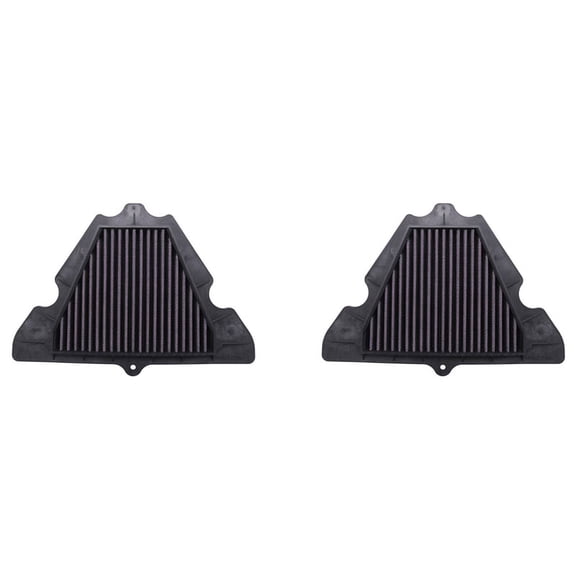 2X Air Cleaner Intake Filter for Z1000 Zx1000 1000 1000 2011-2016,2 x Air Filter,Black