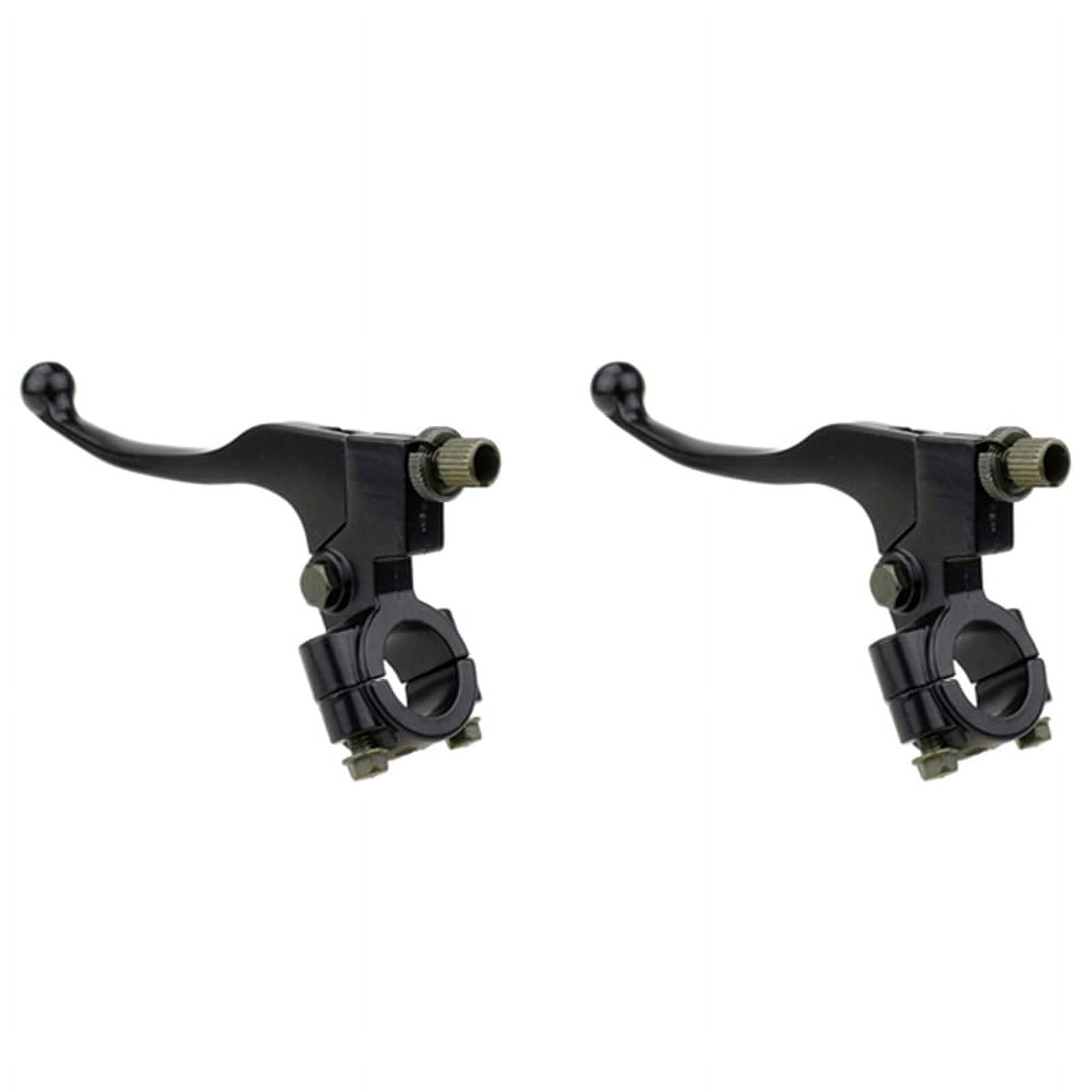 2X Motorcycle Black Left Clutch Brake Handle Lever Perch for CRF XR 80 100 CRF80 XR200 125Cc