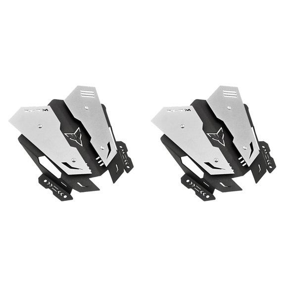 2X Motorcycle CNC Aluminum Fairing Screen Windshield Windscreen Wind Deflector for  MT15 MT-15 MT 15 2019 2020