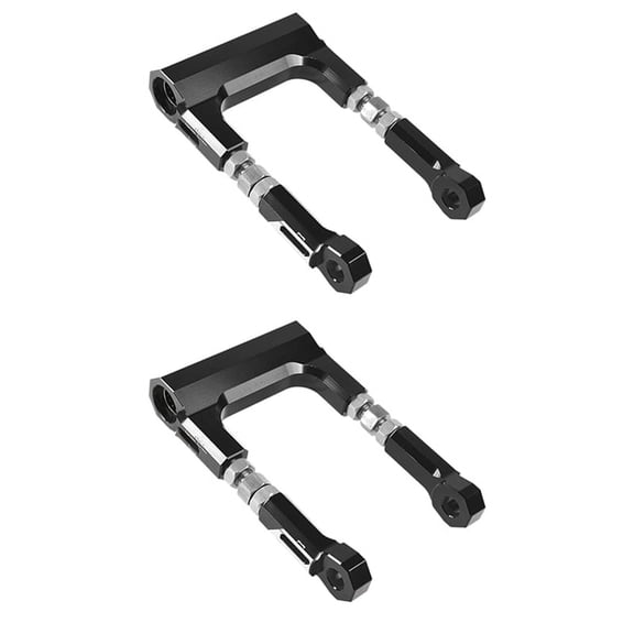 2X Motorcycle CNC Lowering Links Kit Suspension Linkage Drop Adjustable Kit For- S1000RR S1000XR S1000R 2013-2020,2 x Adjusting lever,black