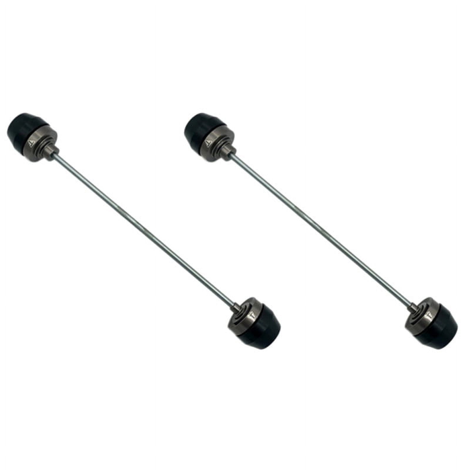 2X Motorcycle Front Axle Front Fork Collision Slider Wheel Protection Axle Block for TRIDENT 660 2021