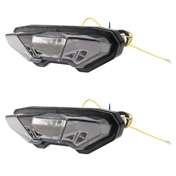 2X Motorcycle Integrated Blinker Lamp LED Tail Light Turn Signal for FZ-10 -09 MT09 Tracer 900/GT