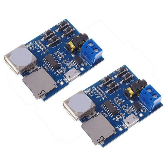 2X Mp3 Lossless Decoders Decoding Power Amplifier Mp3 Player Audio Module Mp3 Decoder Board Support TF Card USB
