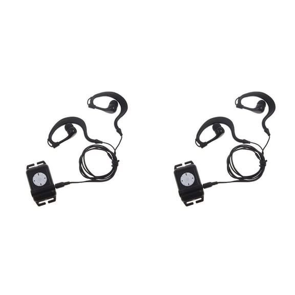 2X Mp3 for Swimming Waterproof MP3 Player with Earphone FM Mp3 for Surfing Wearing Type Earphone Clip Mp3 Player(8GB)
