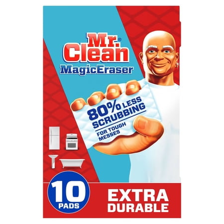 Mr. Clean Extra Durable Scrub Magic Eraser Sponges - 10ct
