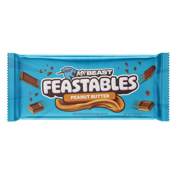MrBeast Candy Bar - Milk Chocolate Peanut Butter 60g