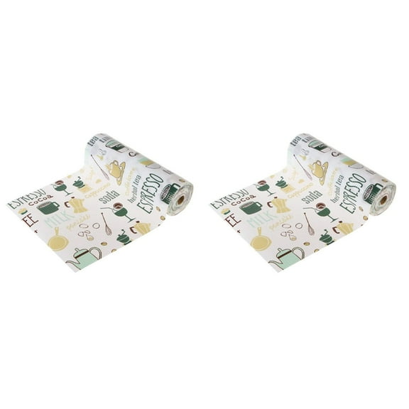 2X Multi-Function Drawer Shelf Liner Foam Paper for Kitchen Cabinets,Refrigerator,Drawers,Cabinets(Blue, 12 x 196Inch)