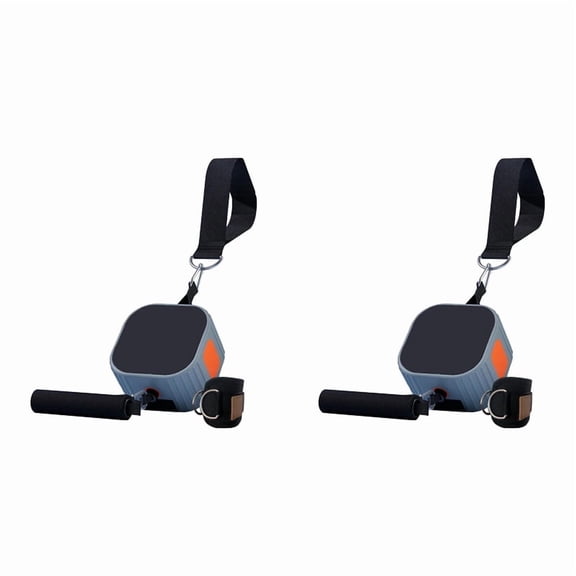 2X Multifunctional Fitness Equipment Resistance Machine for Strength Training,Comprehensive Gym Workout Gear Orange Gray