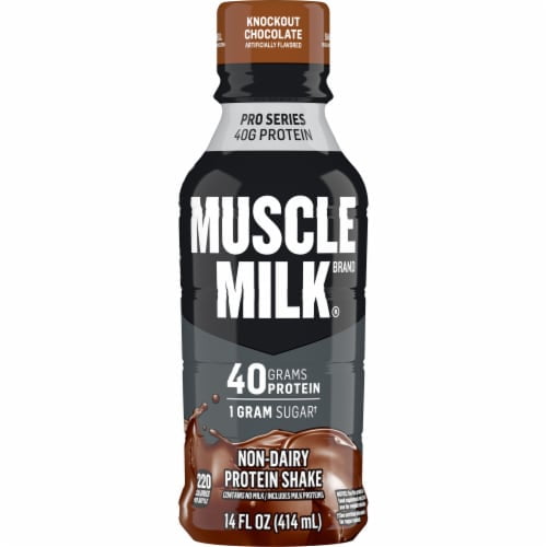2X-Muscle Milk Pro Series Knockout Chocolate Non-Dairy Protein Shake - 14 fl oz