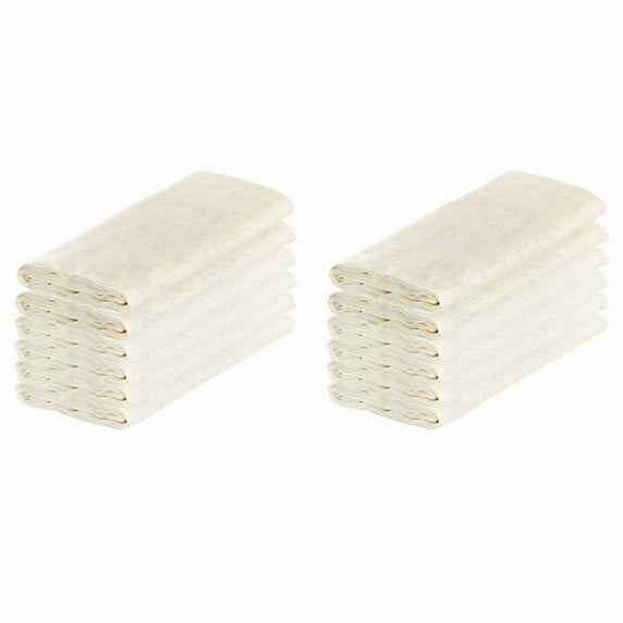 2X Muslin Cloths for Cooking, Unbleached Cheese Cloths,Cotton Reusable and Washable Cheese Cloths for Straining