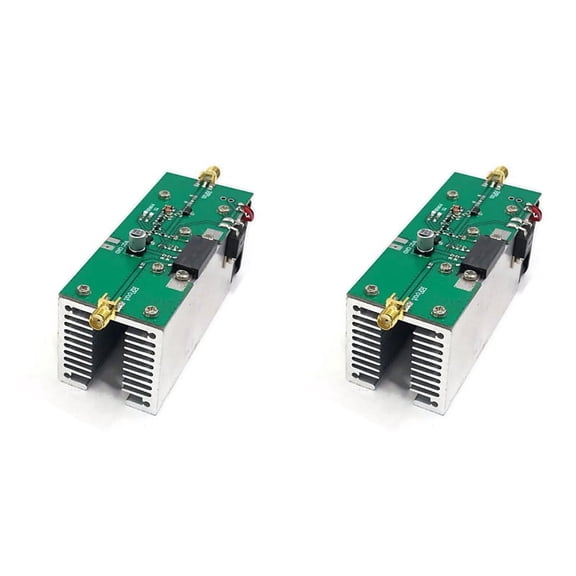 2X NEW Upgrade 13W Power Amplifier 433MHz (335-480MHz) Radio Frequency Power Amplifier with Heatsink