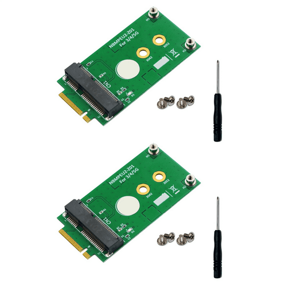 2X NGFF M.2 B Key Interface to Mini PCI-E MPCIE Wireless Adapter Card for 5G 4G 3G LTE GSM Module NO NANO SIM Card Slot