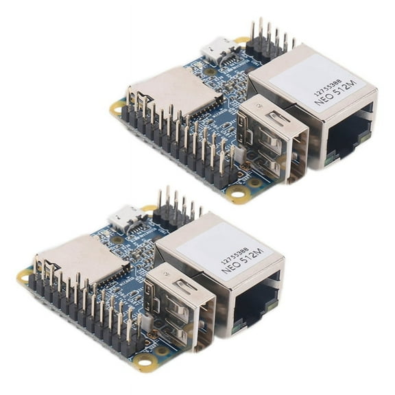 2X NanoPi NEO Open Source Allwinner H3 Development Board Super for Raspberry Pie Quad-Core -A7 DDR3,2 x NanoPi-NEO H3 Development Board,blue