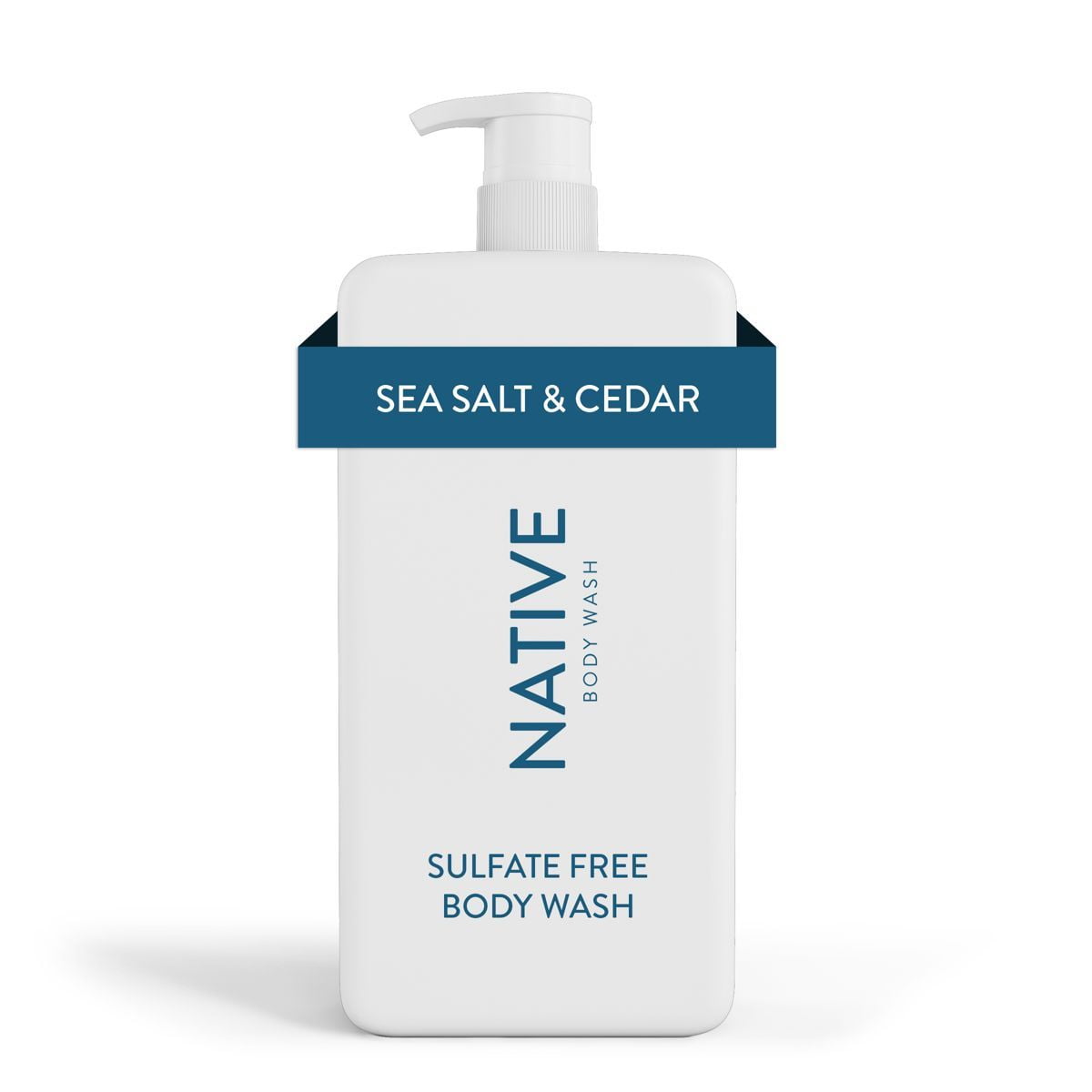 2X - Native Body Wash with Pump - Sea Salt Cedar - Sulfate Free - 36 fl oz