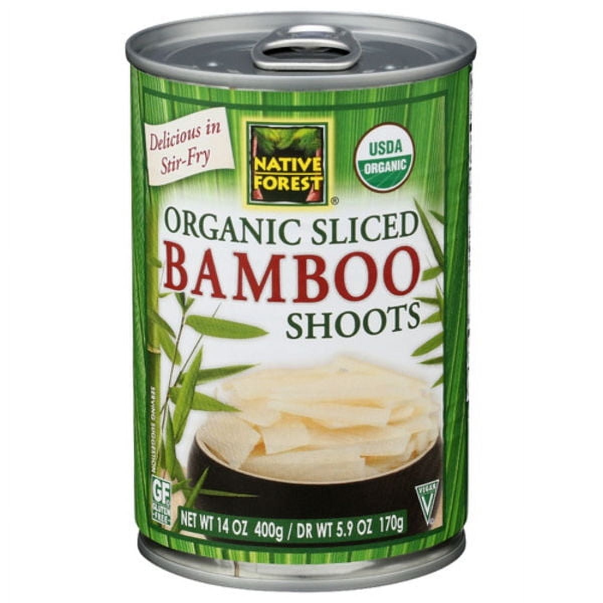 2X - Native Forest Organic Sliced Bamboo Shoots 14 oz Package May Vary