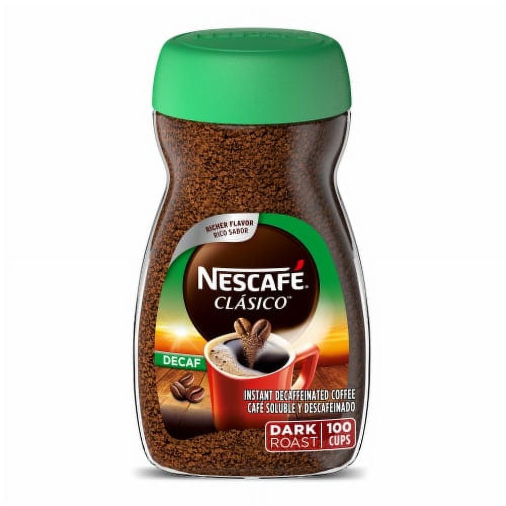 2X - Nescafé Clasico Decaf Dark Roast Instant Coffee