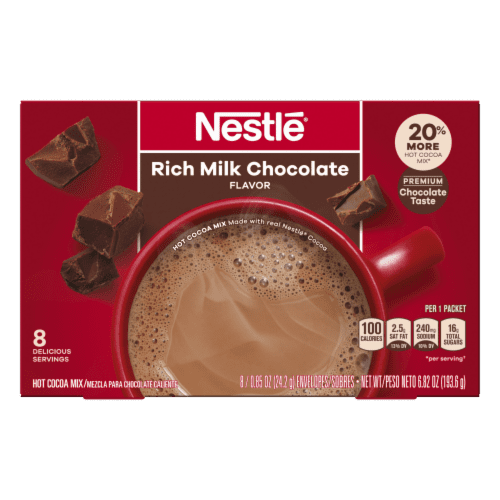 2X - Nestle Rich Milk Chocolate Hot Chocolate Cocoa Mix - Walmart.com