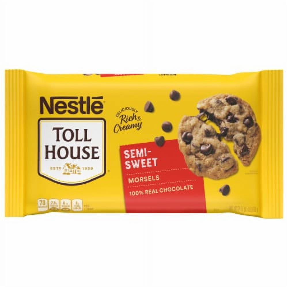2 Pack - Nestle Toll House Semi Sweet Chocolate Chips - 24 oz Packaging may vary