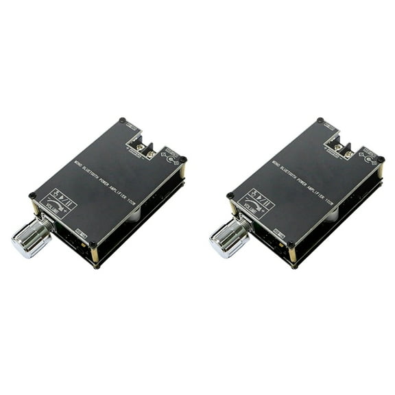 2X New -1001B Mono 100W Bluetooth 5.1 Audio Power Amplifier Module DC7-24V Power Amplifier Chip TPA3116 with,2x Bluetooth audio amplifier board module,Black