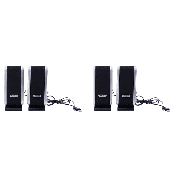 2X New 120W Usb Power Desktop Computer Notebook Audio Speaker 3.5Mm Earphone Jack