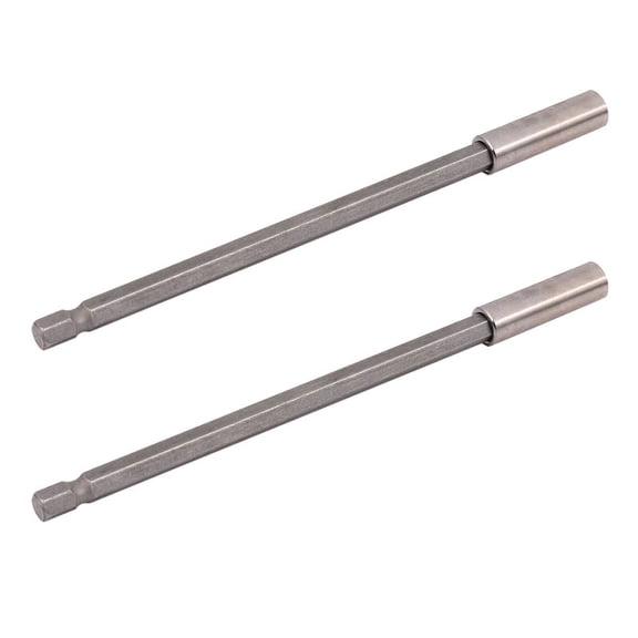 2X New 150mm 1/4 Hex Quick Release Magnetic Screwdriver Extension Bit Holder