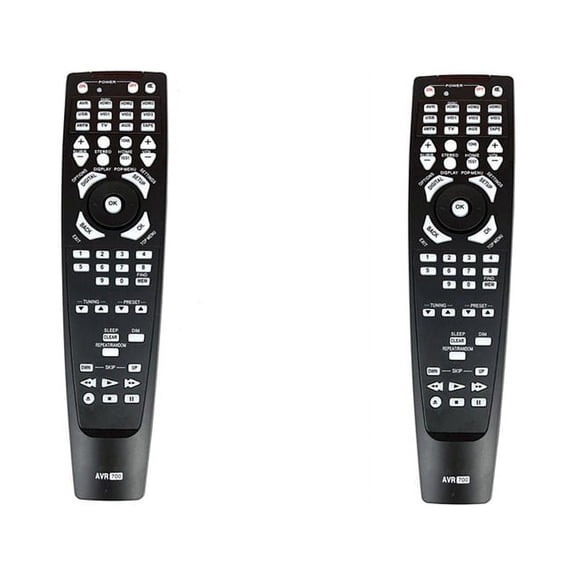 2X New AVR-700 for /Kardon AVR700 Audio Receiver Remote Control for AVR70, AVR70C CARTAV1600120