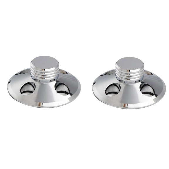 2X New Audio LP Vinyl Turntables Metal Disc Stabilizer Record Player Weight Clamp HiFi,2 * Disc Stabilizer,silver