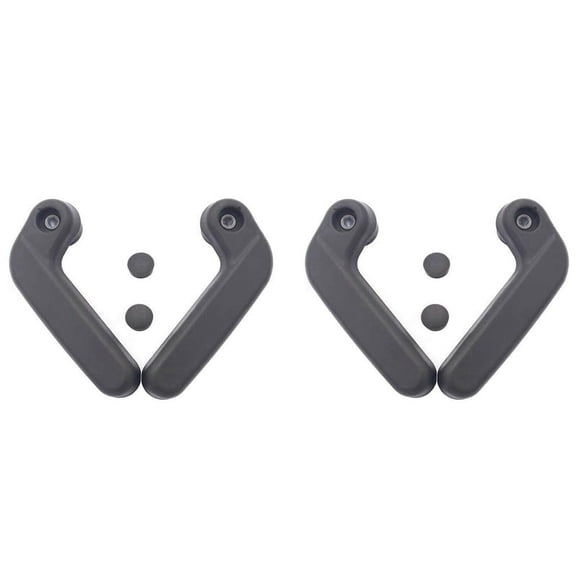 2X New DRIVER & PASSENGER Top Lock Handle Set Fit for 1993-1997 Del-Sol 85265-SR2-000ZA , 85215-SR2-000ZA,2 Set * Top Roof Lock Handle,dark gray