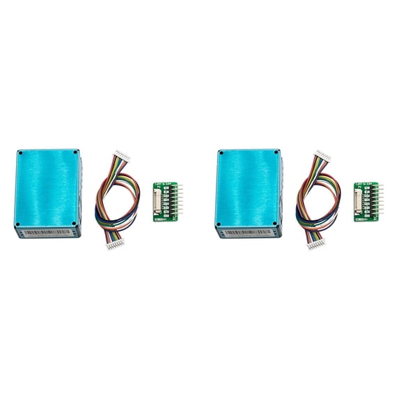 2X New PM2.5 PM10 Digital Particle Concentration Sensor PMS5003 with G5 Switch Board Cable