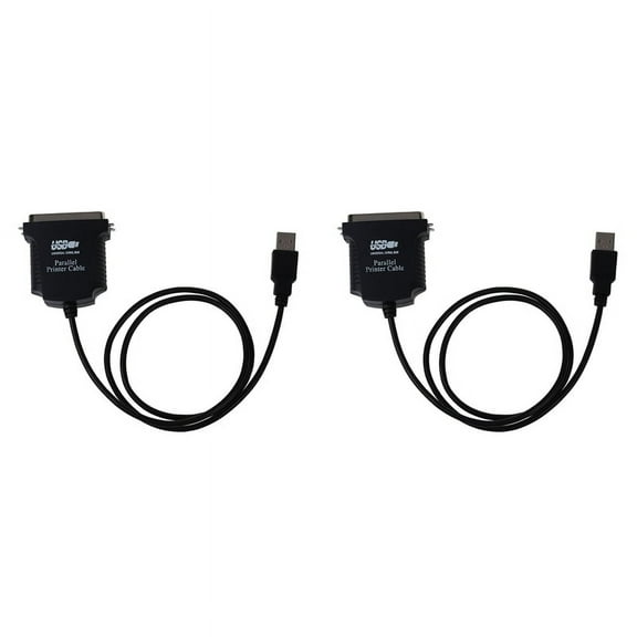 2X New Parallel Port DB36 Printer USB Express Card Converter Adapter Black