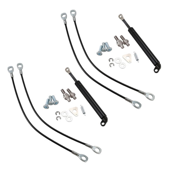 2X New Rear Gate Strut Shock for Dmax 2012+ 2015+ Stainless Steel Gas Easy for D-Max