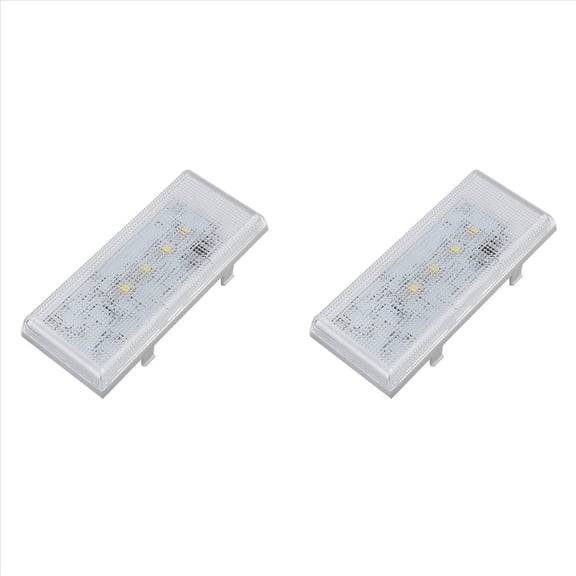 New Arrivals 2X New Upgraded W10515058 LED Light Compatible with //,Refrigerator Freezer