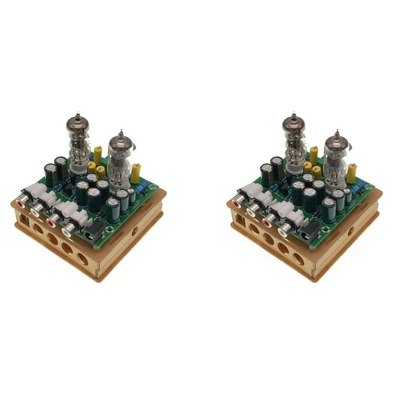 2X Newest 6J1 Tube Preamp Amplifier Board Pre-Amp Headphone Amp 6J1 Valve Preamp Bile Buffer Diy Kits