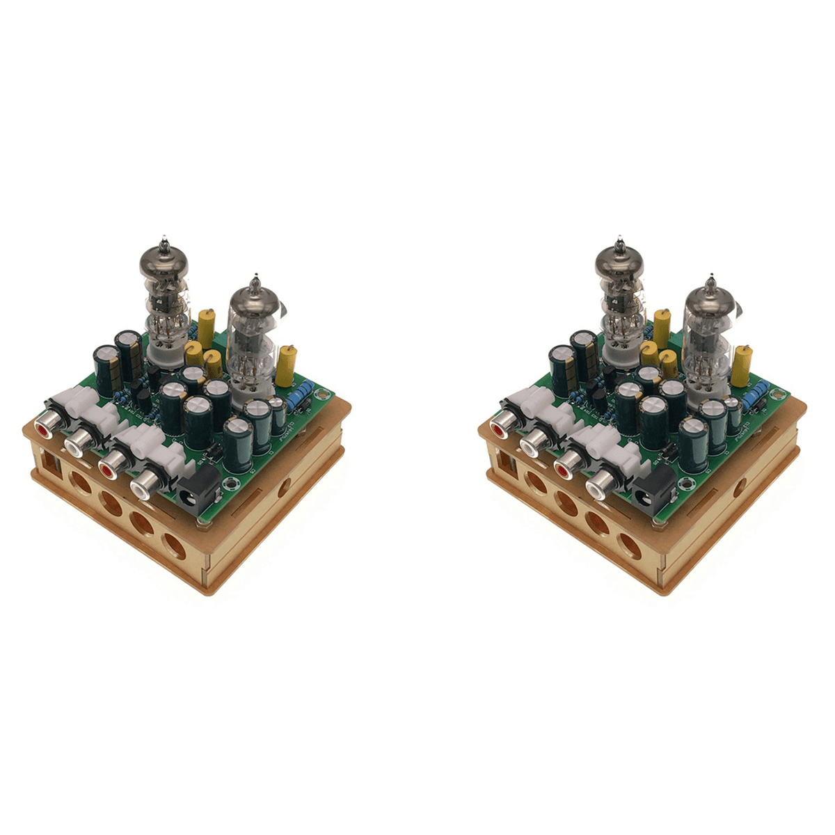 2X Newest 6J1 Tube Preamp Amplifier Board PreAmp Headphone Amp 6J1