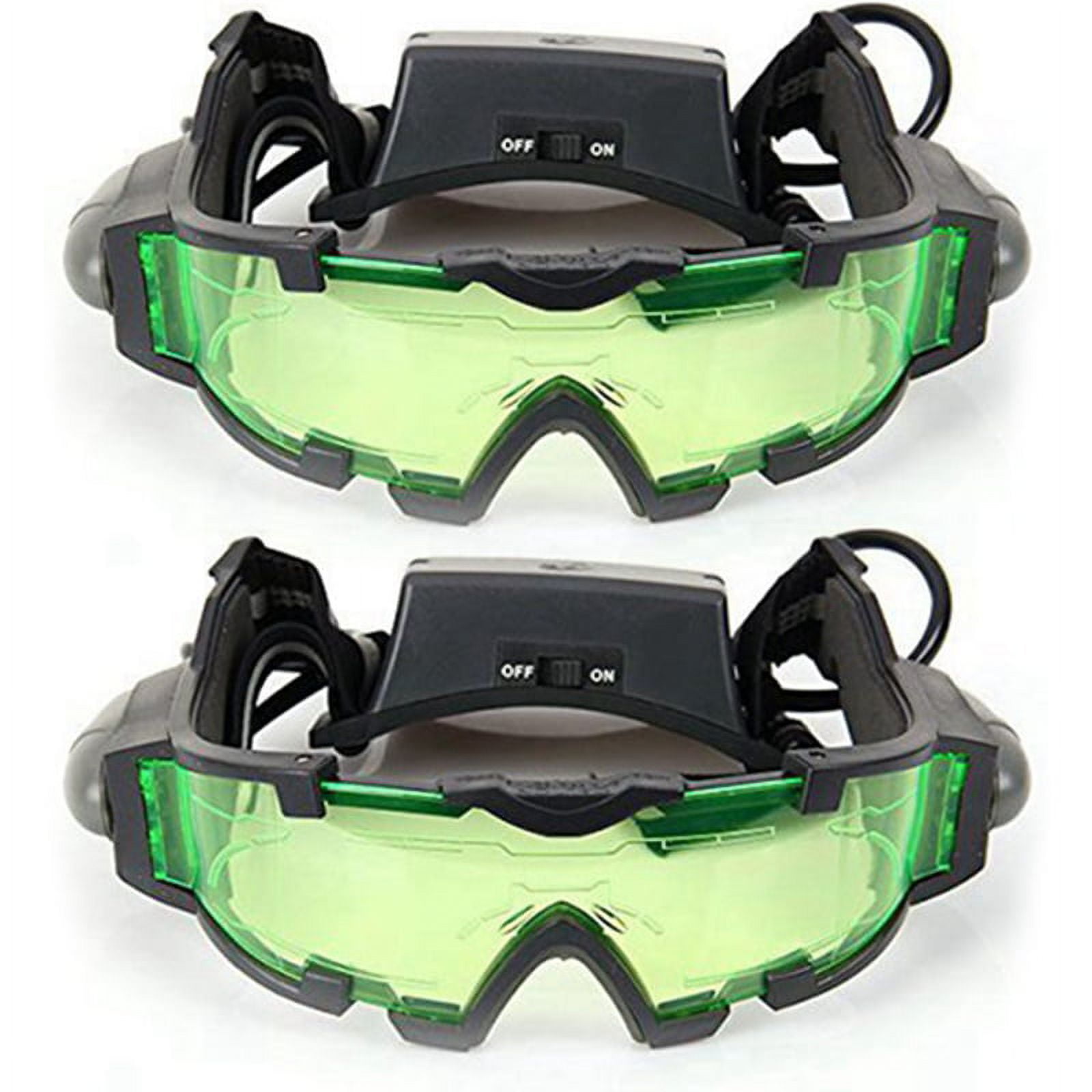 2X Night Vision Scope with Flip-Out LED Blue for Activities At Night Especially for
