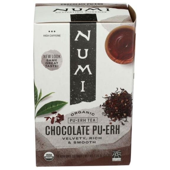 2X - Numi Organic Chocolate Pu-erh Tea 16 ct
