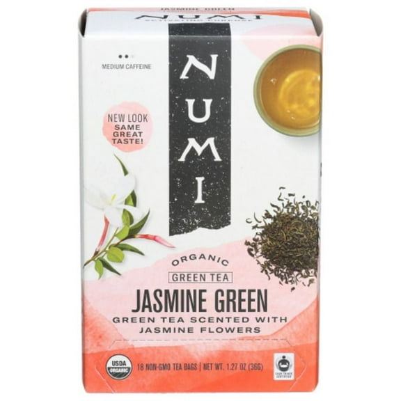 2X - Numi Organic Monkey King Jasmine Green Tea 18 ct