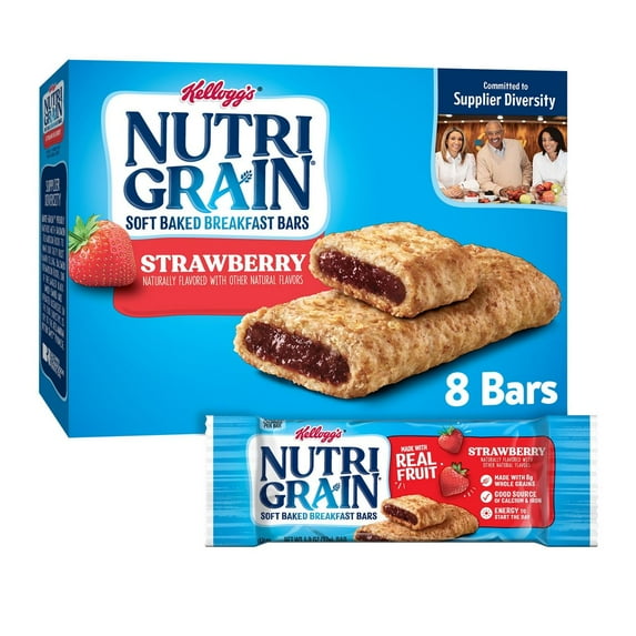 2X - Nutri-Grain Strawberry Soft Baked Breakfast Bars - 8ct/10.4oz