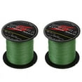 thumbnail image 1 of 2X Nylon Fishing Wire Braid 12LB 5.5Kg 200M for Lure Trolling -Green, 1 of 4