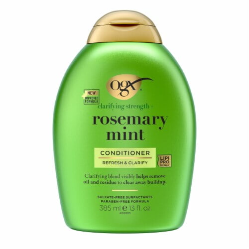 OGX Clarifying Strength + Rosemary Mint Conditioner, Sulfate-Free Surfactants 385 ml
