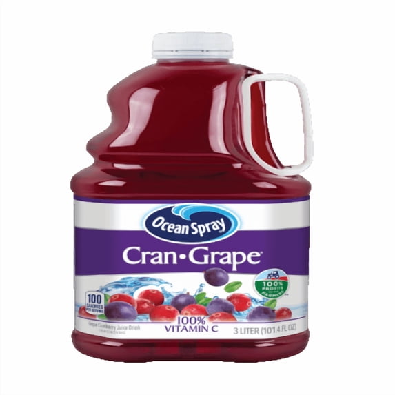 2X-Ocean Spray Cran-Grape Juice Drink - 3 L