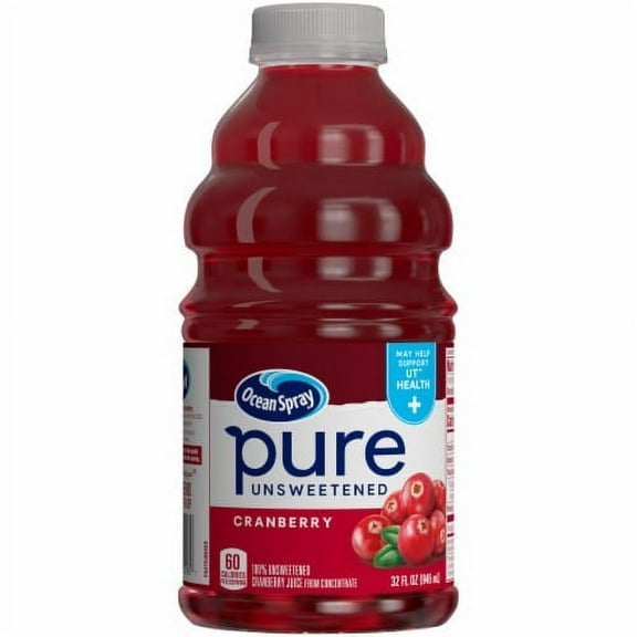 2X - Ocean Spray Unsweetened Pure Cranberry Juice