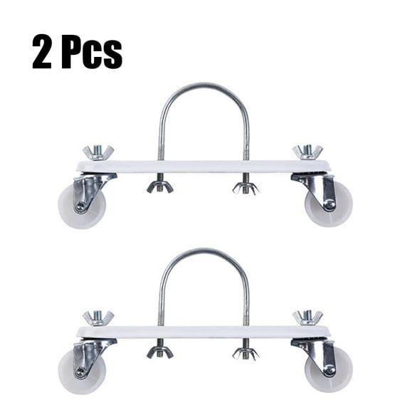 2X Oil Ting Hydroelectric Radiator Electric Heater Special Mobile Pulley Bracket White