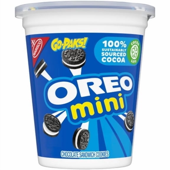 2X-Oreo Mini Chocolate Sandwich Cookies Go-Pak - 3.5 oz