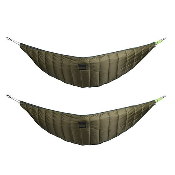 2X Outdoor Camping Hammock Warm Hammock Underquilt Ultralight Tent Winter Warm Under Quilt Blanket Cotton Hammock