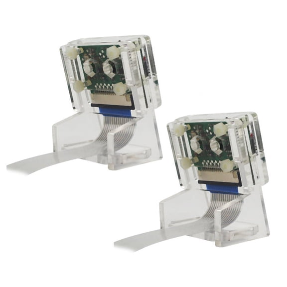 2X Ov5647 Mini Camera Acrylic Holder Transparent Webcam Bracket for 3 Camera