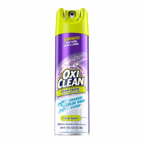 2X - OxiClean Foam-Tastic Fresh Scent Foaming Bathroom Cleaner 19 oz